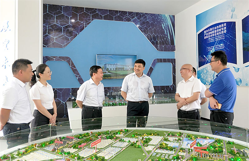 宜春市委常委、常务副市长蔡清平莅临明胜m88官网调研指导工作