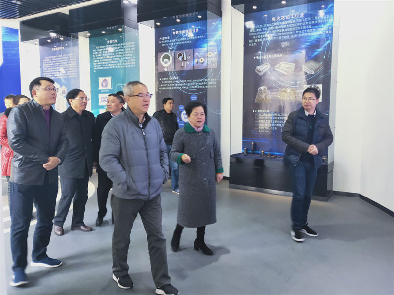 宜春市人大主任张鉴武赴明胜m88官网指导工作