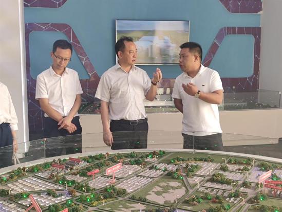 遂宁市安居区考察组莅临明胜m88官网调研指导工作